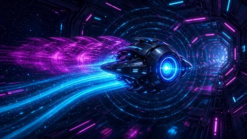 Sonda temporal esquivando peligros en Chrono Probe